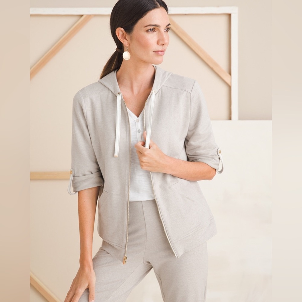 Chico’s Zenergy Zip-Front Hoodie